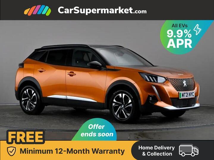 Peugeot 2008 50kWh GT Auto 5dr Peugeot 2008 50kWh GT Auto 5dr