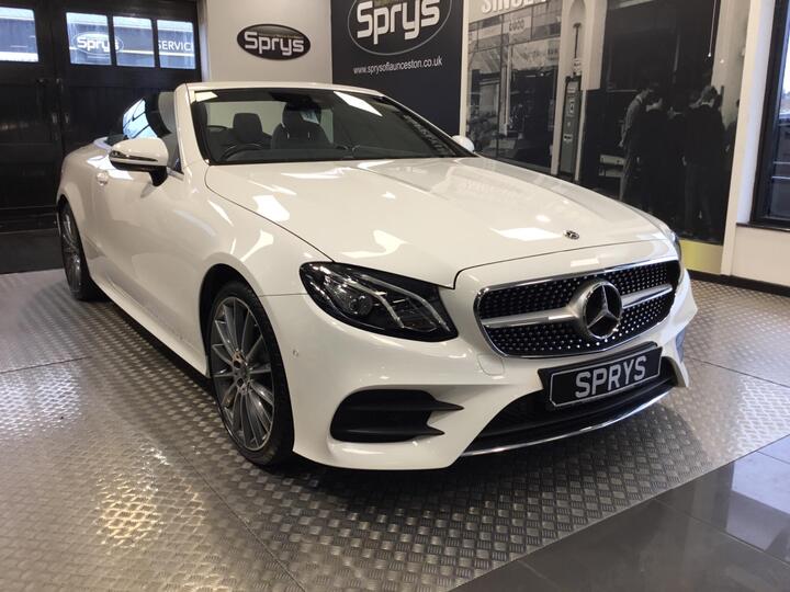 Mercedes-Benz E Class 3.0 E350d V6 AMG Line Cabriolet G-Tronic+ 4MATIC Euro 6 (s/s) 2dr
