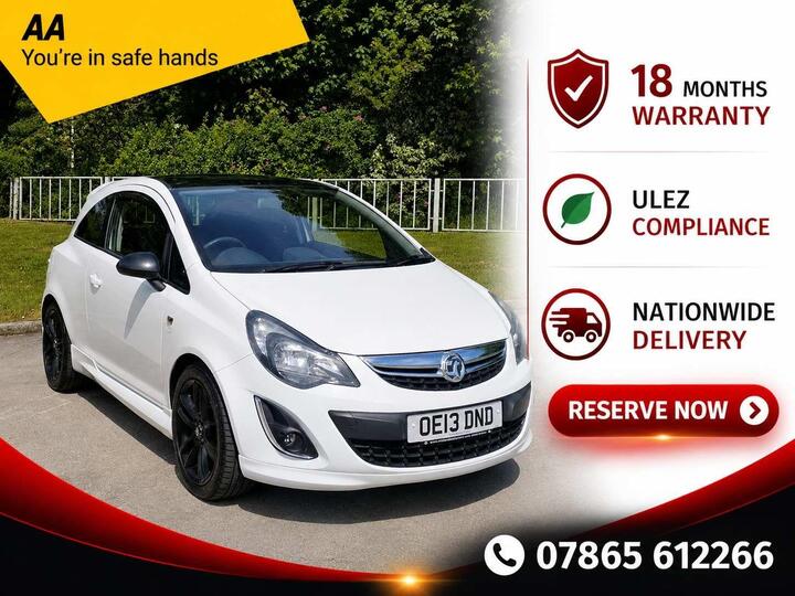 Vauxhall Corsa 1.2 16V Limited Edition Euro 5 3dr