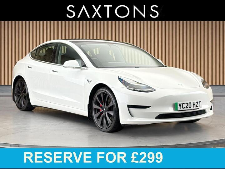 Tesla Model 3 (Dual Motor) Performance Auto 4WDE 4dr (Performance Upgrade)