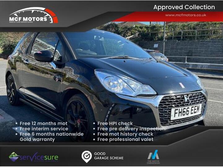 DS AUTOMOBILES DS 3 1.6 BlueHDi Performance Line Euro 6 (s/s) 3dr