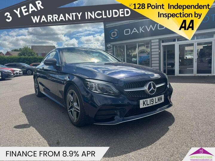 Mercedes-Benz C-CLASS 2.0 C300d AMG Line (Premium) G-Tronic+ Euro 6 (s/s) 2dr