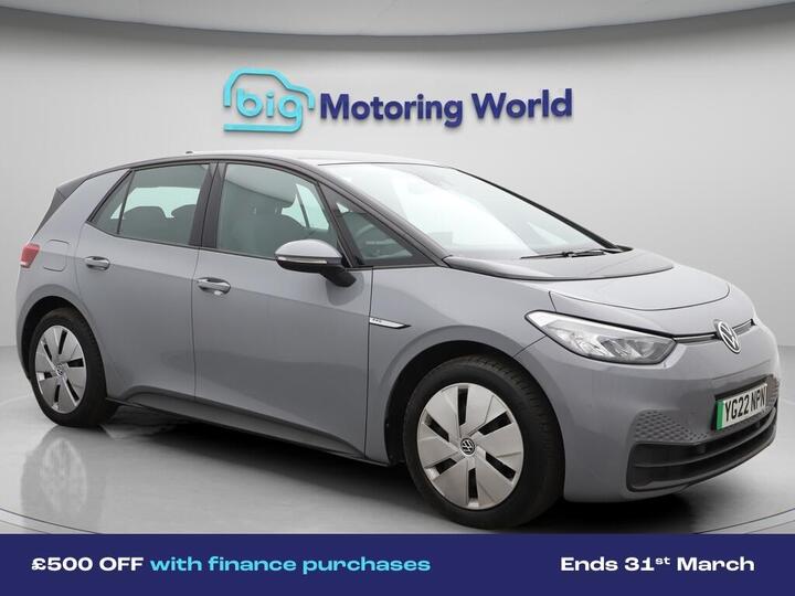 Volkswagen ID.3 Pro 58kWh Life Auto 5dr