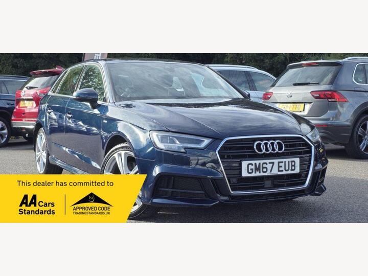Audi A3 2.0 TFSI S Line Sportback S Tronic Quattro Euro 6 (s/s) 5dr