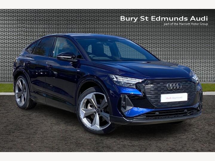 Audi Q4 E-tron 40 Black Edition Sportback Auto 5dr 82kWh Audi Q4 E-tron 40 Black Edition Sportback Auto 5dr 82kWh