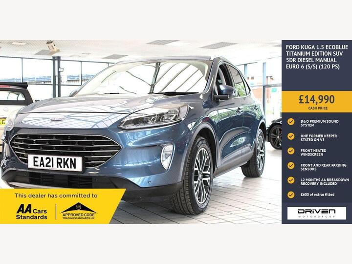 Ford KUGA 1.5 EcoBlue Titanium Edition Euro 6 (s/s) 5dr