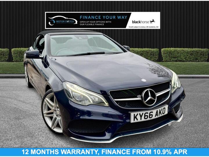 Mercedes-Benz E-CLASS 2.1 E220d AMG Line Edition Cabriolet G-Tronic+ Euro 6 (s/s) 2dr