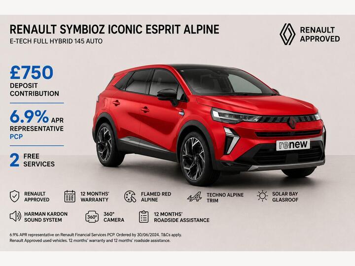Renault Symbioz 1.6 E-TECH Iconic Esprit Alpine Auto Euro 6 (s/s) 5dr