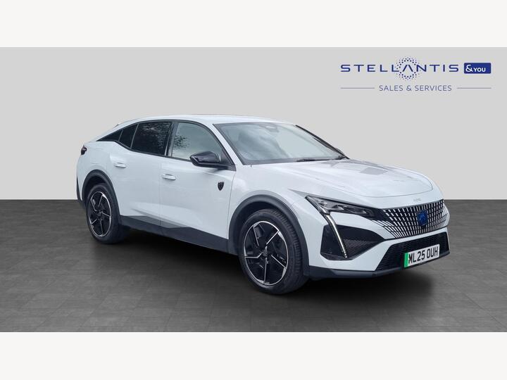 Peugeot E-408 58kWh GT Fastback Auto 5dr Peugeot E-408 58kWh GT Fastback Auto 5dr