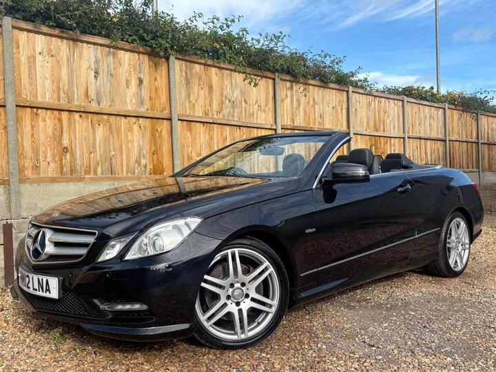 Mercedes-Benz E-CLASS 1.8 E250 BlueEfficiency Sport Edition 125 Cabriolet G-Tronic+ Euro 5 (s/s) 2dr Mercedes-Benz E-CLASS 1.8 E250 BlueEfficiency Sport Edition 125 Cabriolet G-Tronic+ Euro 5 (s/s) 2dr