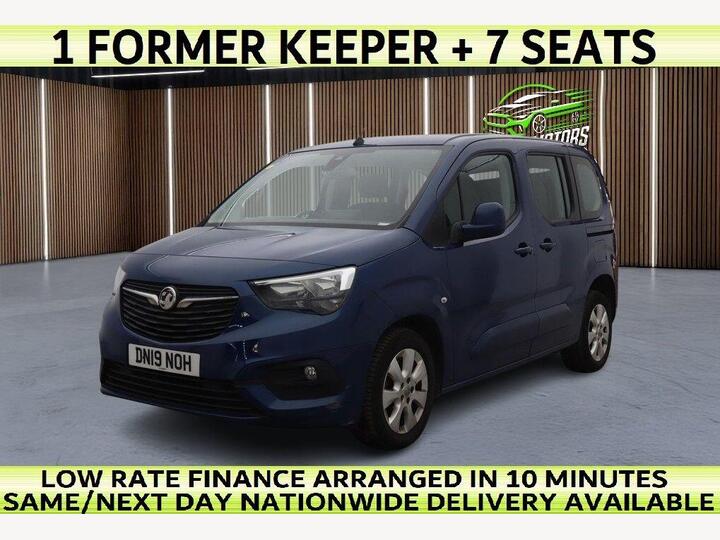 Vauxhall COMBO LIFE 1.5 Turbo D BlueInjection Energy Euro 6 (s/s) 5dr (7 Seat) Vauxhall COMBO LIFE 1.5 Turbo D BlueInjection Energy Euro 6 (s/s) 5dr (7 Seat)