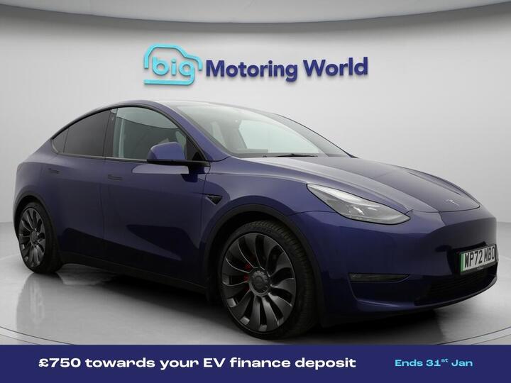 Tesla Model Y (Dual Motor) Performance Auto 4WDE 5dr