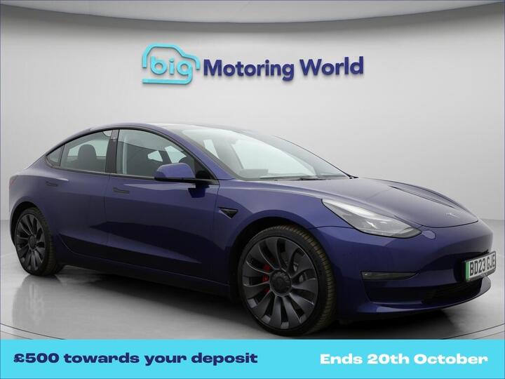 Tesla Model 3 (Dual Motor) Performance Auto 4WDE 4dr (Performance Upgrade)