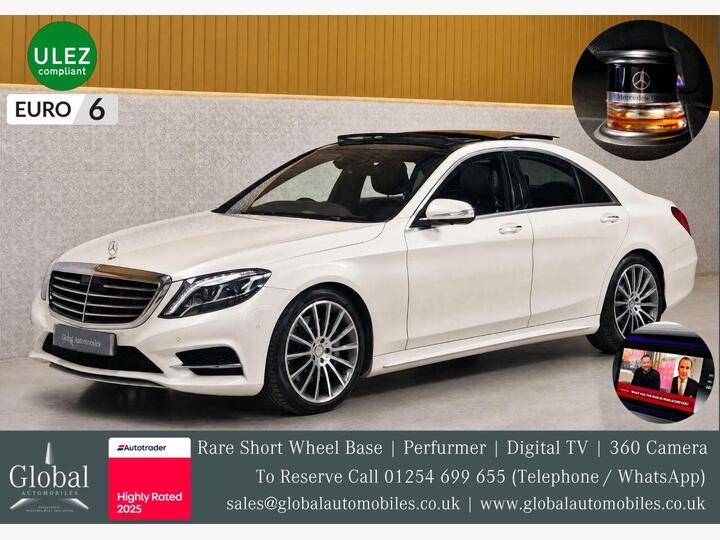 Mercedes-Benz S-CLASS 3.0 S350d V6 AMG Line G-Tronic+ Euro 6 (s/s) 4dr Mercedes-Benz S-CLASS 3.0 S350d V6 AMG Line G-Tronic+ Euro 6 (s/s) 4dr