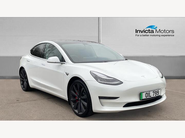 Tesla Model 3 (Dual Motor) Performance Auto 4WDE 4dr (Performance Upgrade)