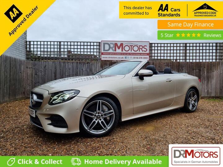 Mercedes-Benz E-CLASS 3.0 E400 V6 AMG Line (Premium) Cabriolet G-Tronic+ 4MATIC Euro 6 (s/s) 2dr Mercedes-Benz E-CLASS 3.0 E400 V6 AMG Line (Premium) Cabriolet G-Tronic+ 4MATIC Euro 6 (s/s) 2dr