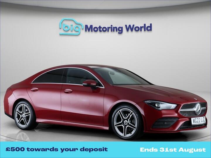 Mercedes-Benz CLA 1.3 CLA180 AMG Line Coupe 7G-DCT Euro 6 (s/s) 4dr