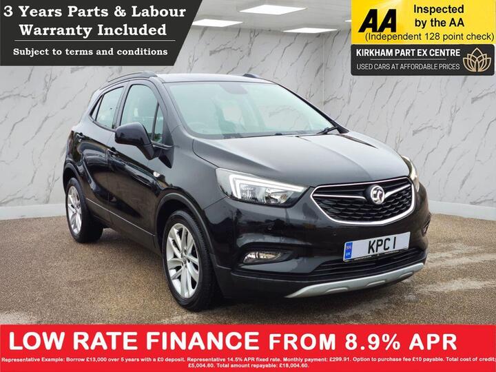 Vauxhall MOKKA X 1.6i Active Euro 6 (s/s) 5dr Vauxhall MOKKA X 1.6i Active Euro 6 (s/s) 5dr