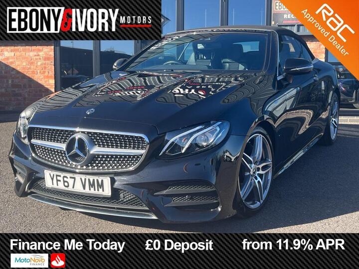 Mercedes-Benz E CLASS 2.0 E220d AMG Line (Premium) Cabriolet G-Tronic+ Euro 6 (s/s) 2dr