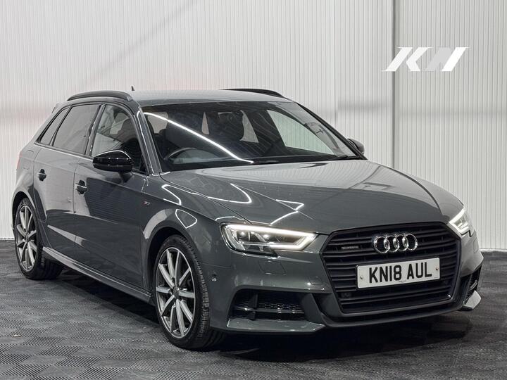 Audi A3 2.0 TFSI Black Edition Sportback S Tronic Quattro Euro 6 (s/s) 5dr