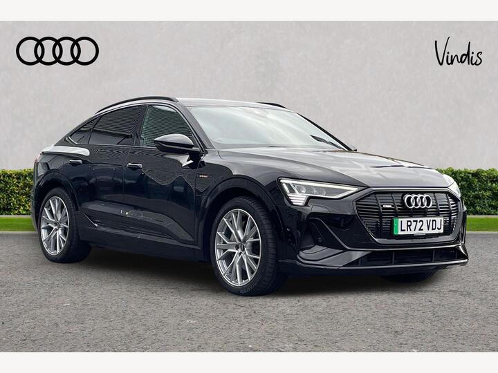 Audi E-tron 50 Black Edition Sportback Auto Quattro 5dr 71.2kWh (11kW Charger)