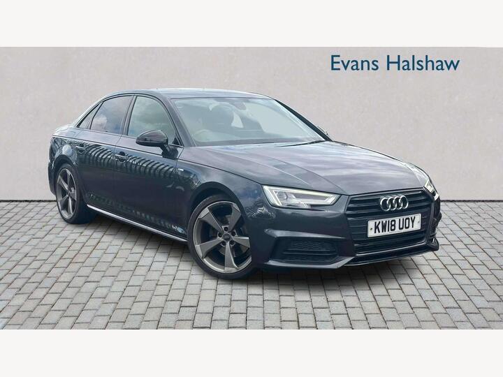 Audi A4 SALOON SPECIAL EDITIONS 2.0 TFSI Black Edition S Tronic Euro 6 (s/s) 4dr