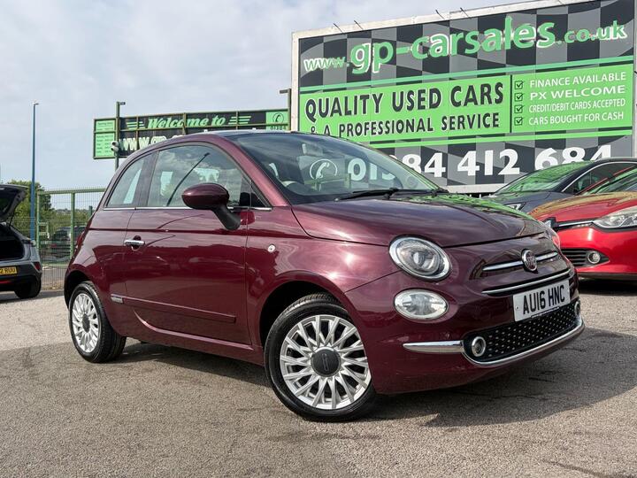 Fiat 500 1.2 Lounge Euro 6 (s/s) 3dr