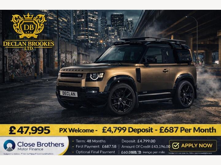Land Rover Defender 90 3.0 D250 MHEV X-Dynamic S Auto 4WD Euro 6 (s/s) 3dr