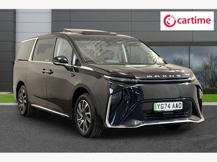 MAXUS MIFA 9 90kWh Luxury MPV 5dr Electric Auto (244 Ps) Sunroof, 360 Degree Camera, Display Screen, 19in Alloys, Power Foldable Door Mirrors Black, 19-Inch Alloys