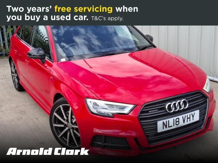 Audi A3 2.0 TDI Black Edition Sportback S Tronic Quattro Euro 6 (s/s) 5dr