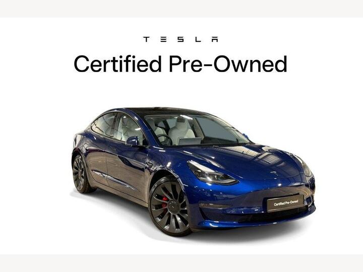 Tesla Model 3 (Dual Motor) Performance Auto 4WDE 4dr (Performance Upgrade)