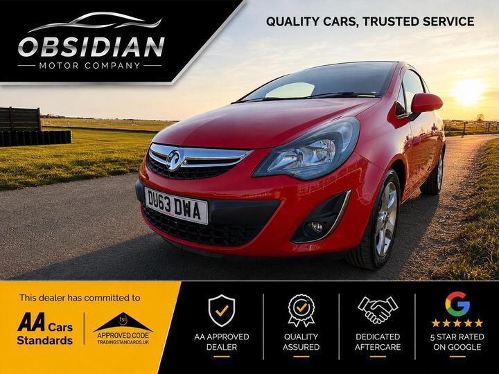 Vauxhall Corsa 1.2i EcoFLEX 16V SXi Euro 5 (s/s) 3dr (A/C)