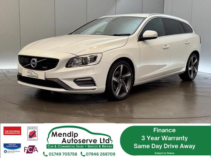 Volvo V60 2.0 T5 R-Design Nav Estate 5dr Petrol Auto Euro 6 (s/s) (245HP)