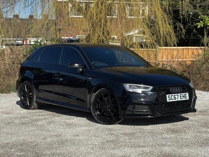 Audi A3 2.0 TFSI Black Edition Sportback S Tronic Euro 6 (s/s) 5dr