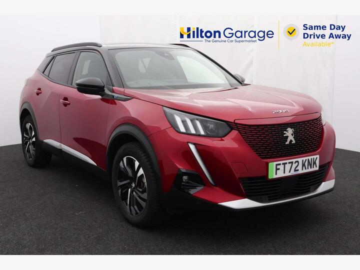 Peugeot 2008 50kWh GT Auto 5dr (7kW Charger)