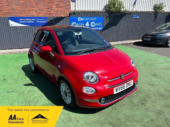 Fiat 500 1.2 Lounge Euro 6 (s/s) 3dr