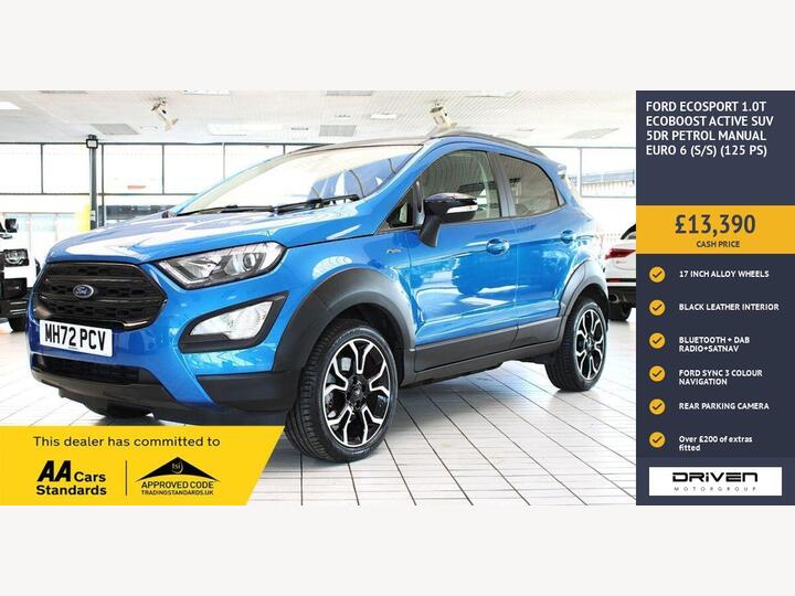 Ford ECOSPORT 1.0T EcoBoost Active Euro 6 (s/s) 5dr