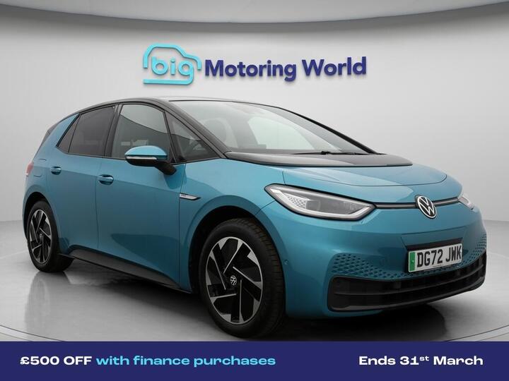 Volkswagen ID.3 Pro 58kWh Family Auto 5dr Volkswagen ID.3 Pro 58kWh Family Auto 5dr