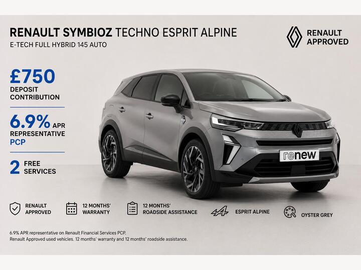 Renault Symbioz 1.6 E-TECH Techno Esprit Alpine Auto Euro 6 (s/s) 5dr