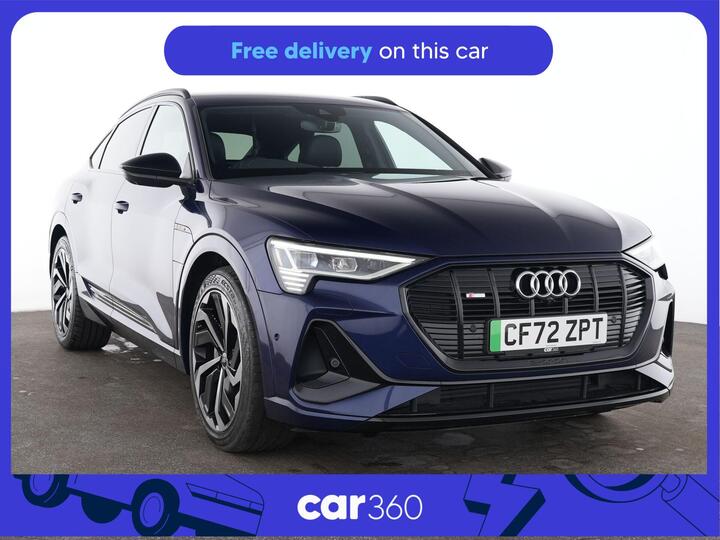 Audi E-tron 55 Black Edition Sportback Auto Quattro 5dr 95kWh (11kW Charger)
