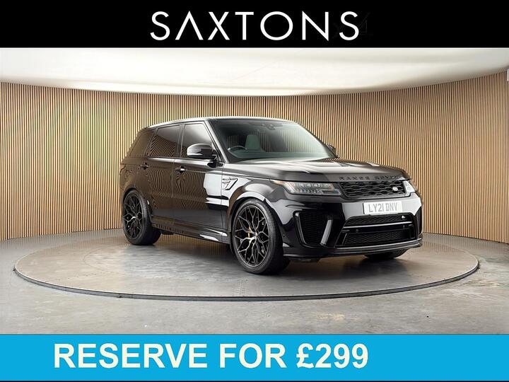 Land Rover Range Rover Sport 5.0 P575 V8 SVR Auto 4WD Euro 6 (s/s) 5dr Land Rover Range Rover Sport 5.0 P575 V8 SVR Auto 4WD Euro 6 (s/s) 5dr