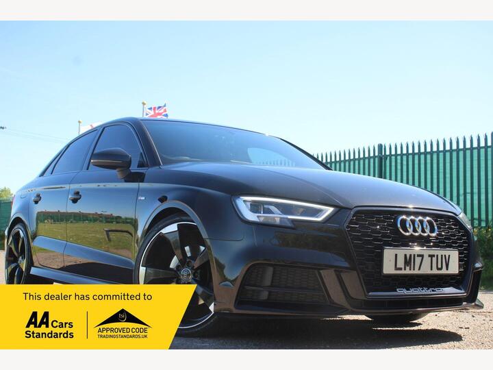 Audi A3 2.0 TFSI Black Edition S Tronic Quattro Euro 6 (s/s) 4dr