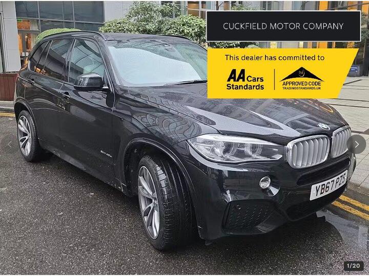 BMW X5 2.0 40e 9.0kWh M Sport Auto XDrive Euro 6 (s/s) 5dr