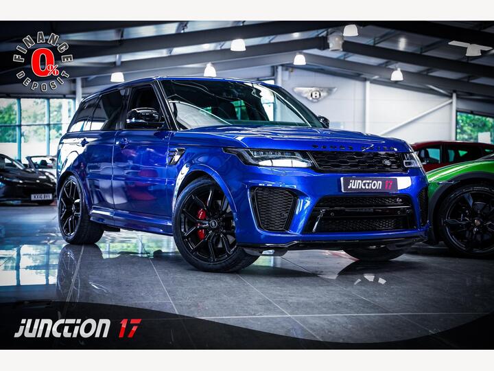 Land Rover Range Rover Sport 5.0 P575 V8 SVR Auto 4WD Euro 6 (s/s) 5dr Land Rover Range Rover Sport 5.0 P575 V8 SVR Auto 4WD Euro 6 (s/s) 5dr