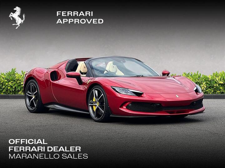 Ferrari 296 3.0T V6 7.45kWh Spider F1 DCT Euro 6 (s/s) 2dr Ferrari 296 3.0T V6 7.45kWh Spider F1 DCT Euro 6 (s/s) 2dr