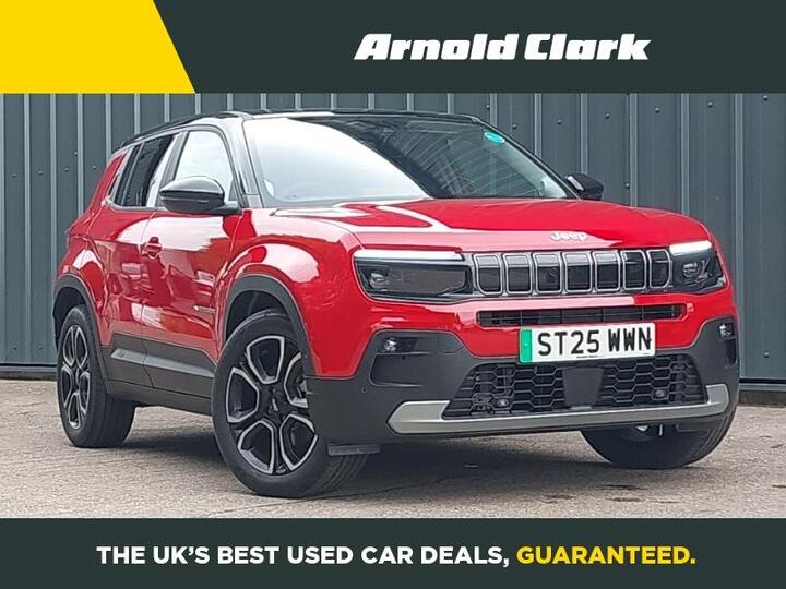 Jeep Avenger 54kWh E-Summit Auto 5dr Jeep Avenger 54kWh E-Summit Auto 5dr