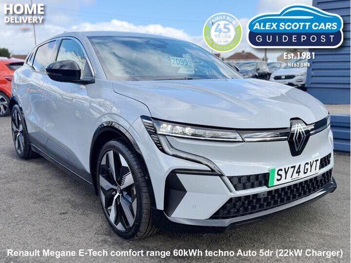 Renault Megane E-Tech Comfort Range 60kWh Techno Auto 5dr (22kW Charger)
