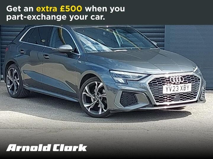 Audi A3 1.0 TFSI 30 S Line Sportback S Tronic Euro 6 (s/s) 5dr