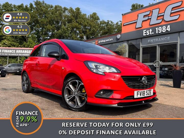 Vauxhall CORSA 1.4i Turbo Red Edition Euro 6 (s/s) 3dr