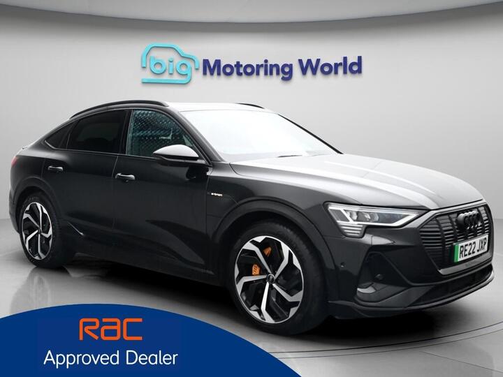 Audi E-tron 50 Black Edition Sportback Auto Quattro 5dr 71.2kWh (11kW Charger)